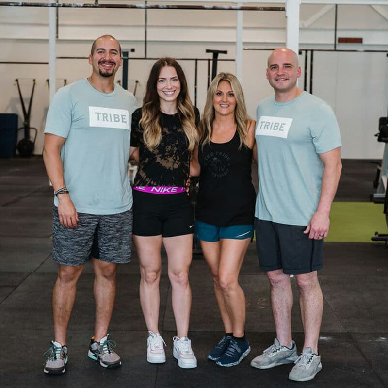 Ed and Andi Conway + Nick and Chelsea Vera owners of The Tribe/ 3F CrossFit